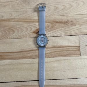 Swatch clear watch